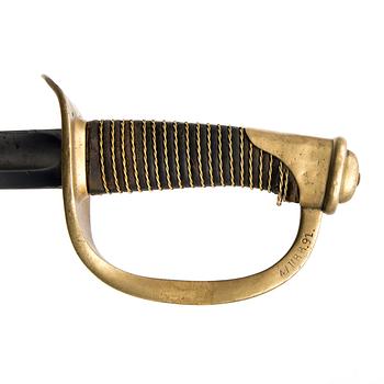 MANSKAPSSABEL, kavalleri, M1822, Châtellerault Frankrike, tillverkningsår 1879.