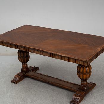 AXEL EINAR HJORTH, an 'Charles' oak table, from Nordiska Kompaniet, 1920s.