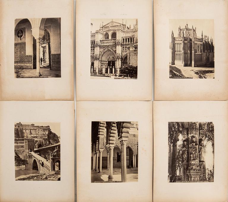 Photographs  11 boxes mostly Sevilla/Spain around 1900.