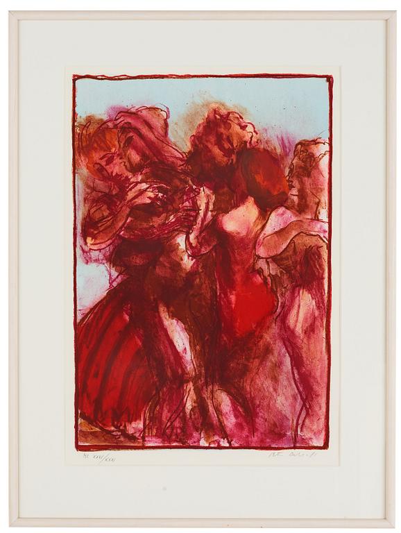 Peter Dahl, lithograph in color, signed and dated 1981, numbered XXXV/XXXV.