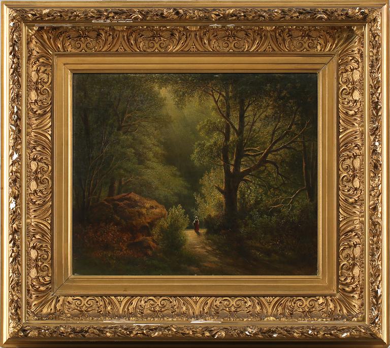 LARS TORE THEODOR BILLING, olja på duk, signerad.