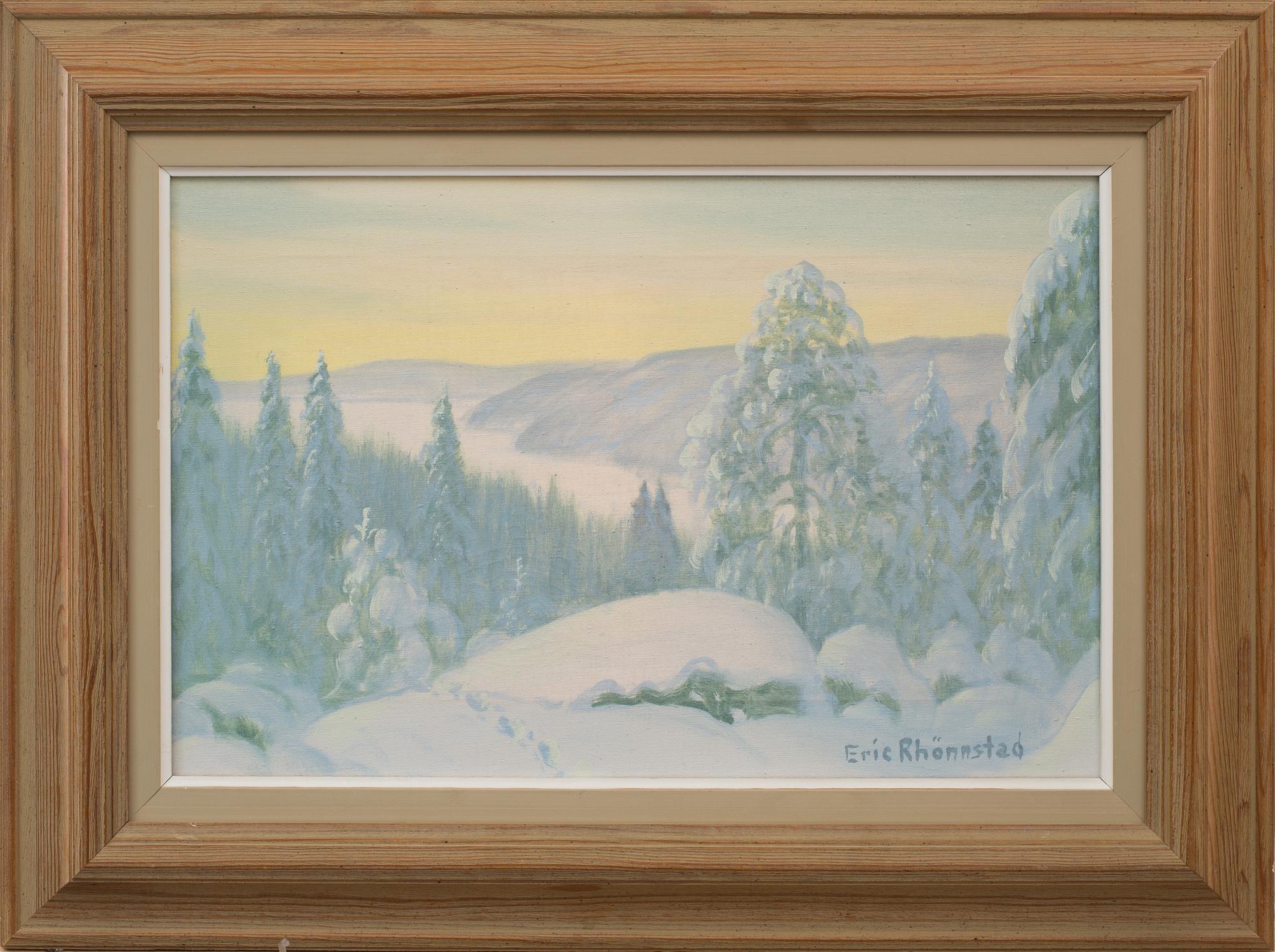 ERIC RHÖNNSTAD, olja på duk, signerad.