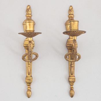A pair of "Törne" wall sconces from IKEA's 18th century series, Sweden, 1990's.