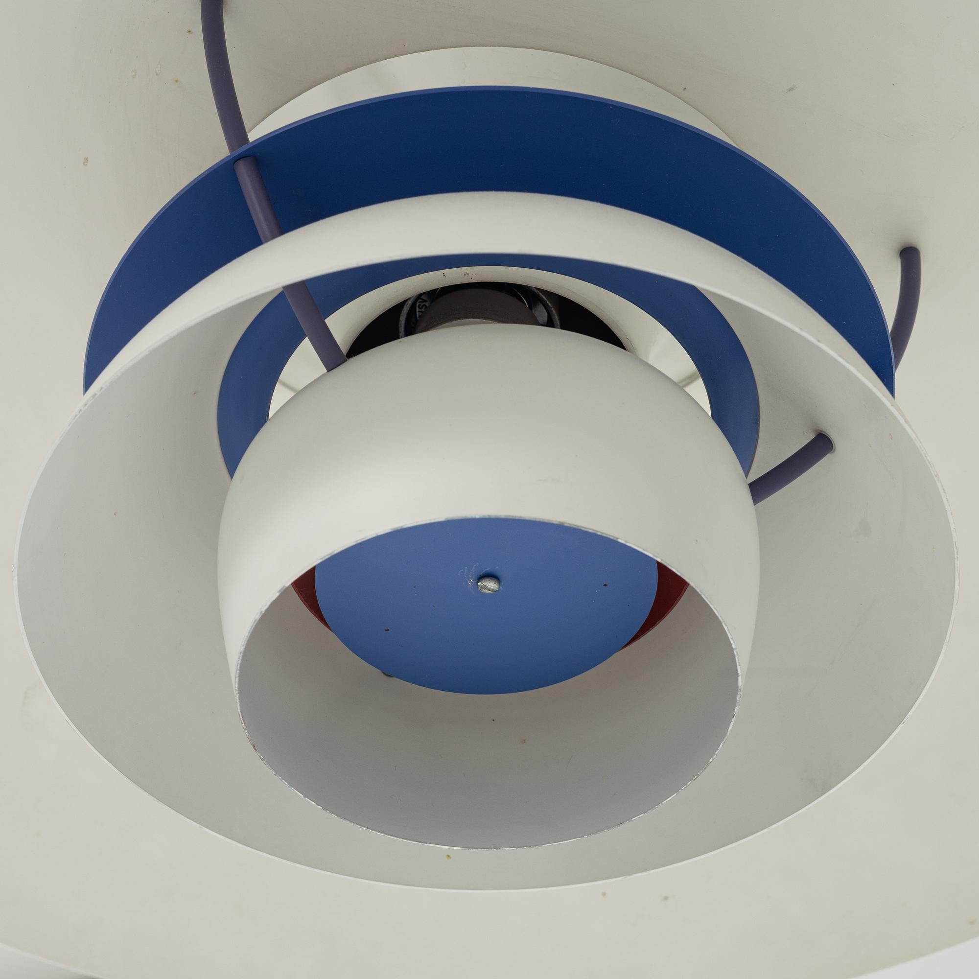 Poul Henningsen,a  "PH 5" ceiling lamp for Louis Poulsen, Denmark.
