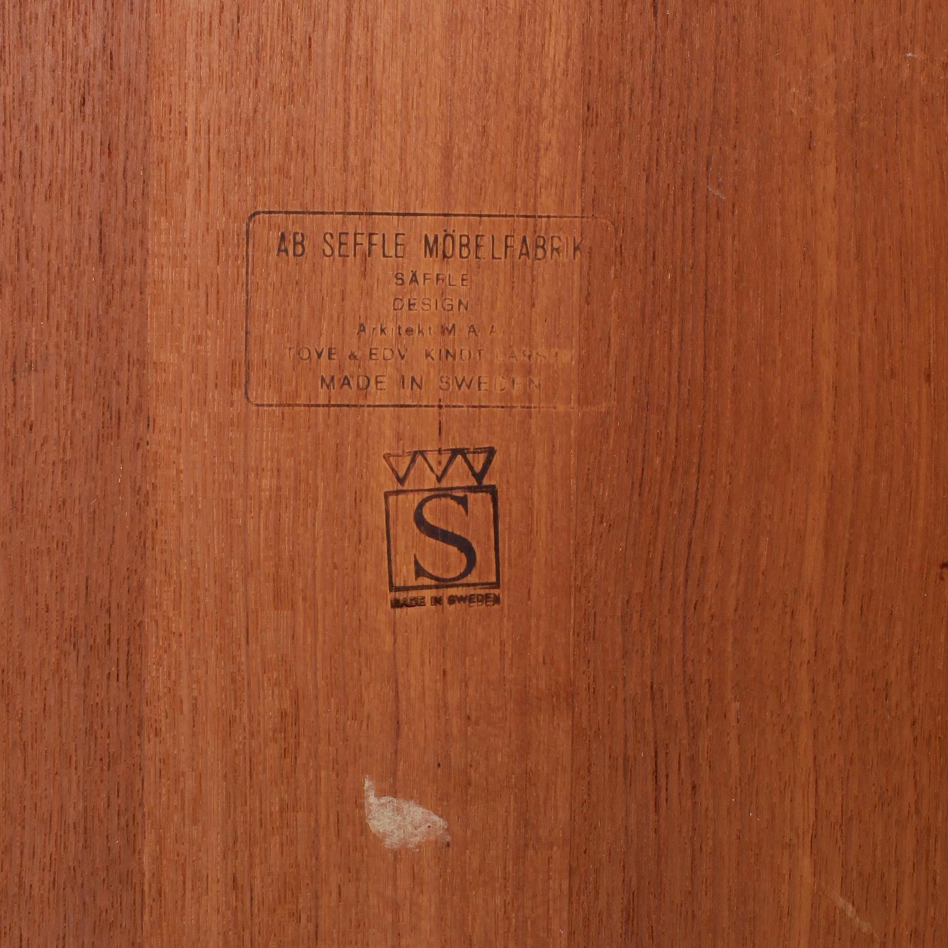 SOFFBORD, teak, Tove & Edvard Kindt Larsen, Säffle Möbelfabrik.