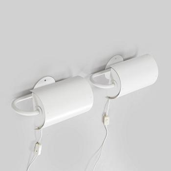 Ben af Schultén, A pair of 1970s "BS 912" wall lights by Metallimestarit for Artek Finland.