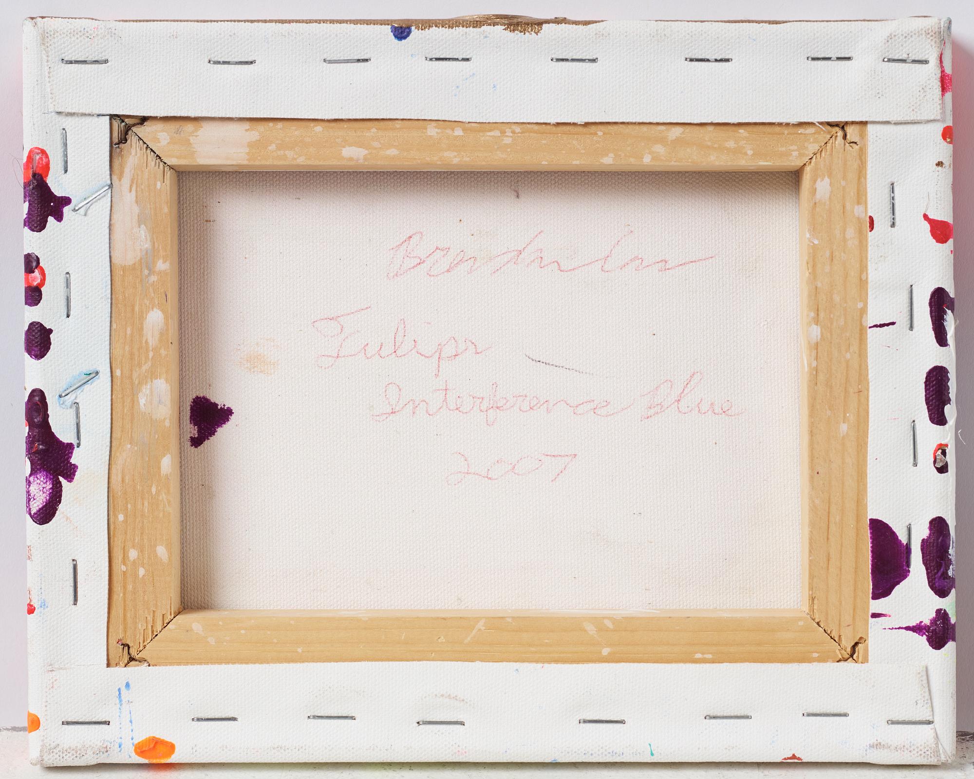 Brendan Cass, "Tulips Interference Blue".