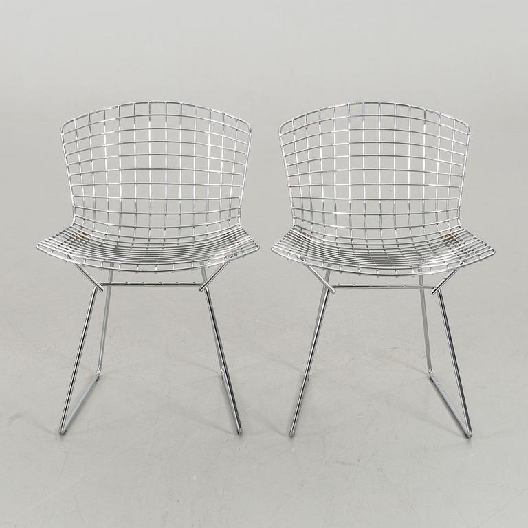 A PAIR OF HARRY BERTOIA "SIDE CHAIR" by Knoll International.