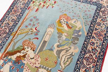 Rug, Isfahan, circa 160 x 105 cm.