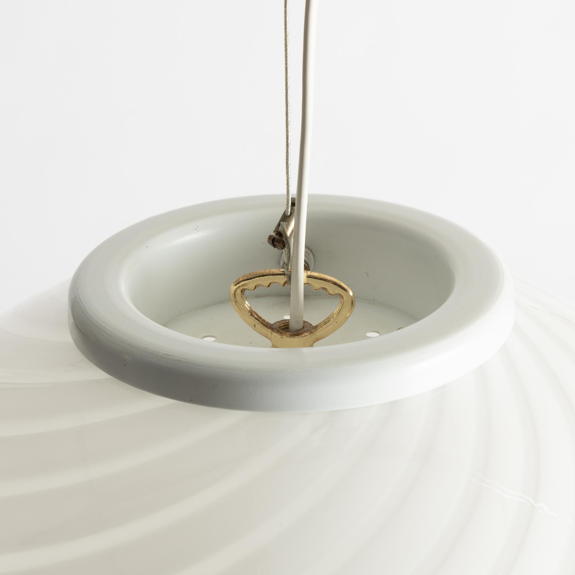 A Murano ceiling lamp, second half of the 20th century.