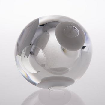 A Claritas Art Glass Object, signed Timo Sarpaneva Iittala  1984 C 2682.