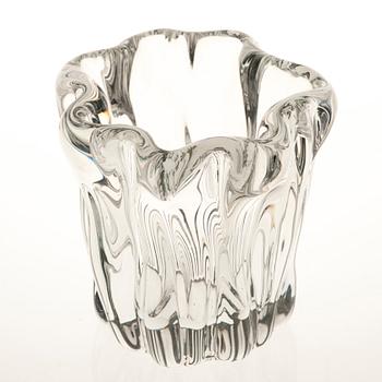 VAS, glas, "Stubbe", Tapio Wirkkala, signerad 50/1982 TW 1947.