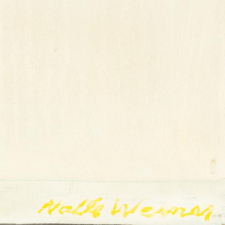 NALLE WERNER, signed and dated 1975 verso.