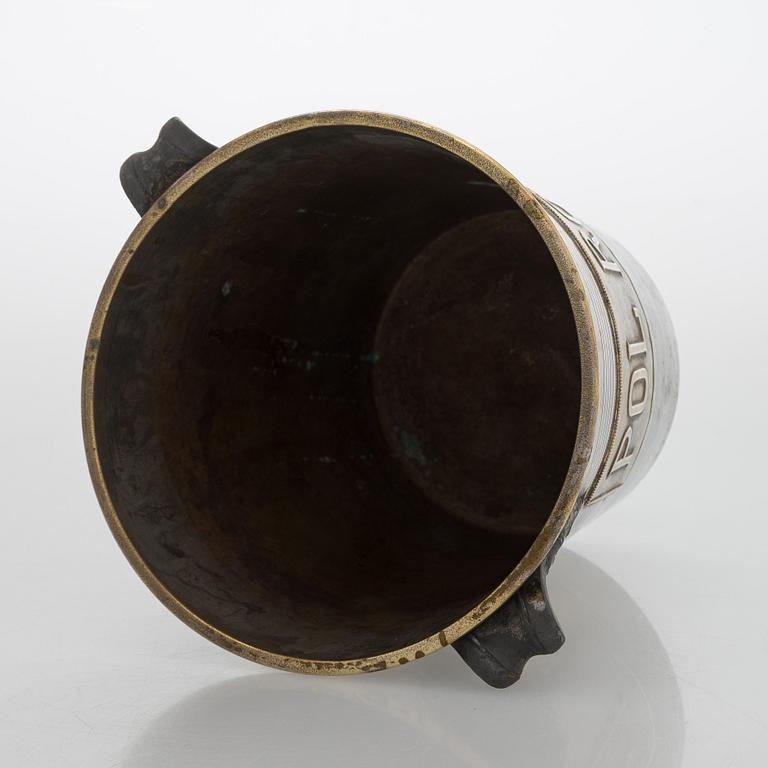 Champagne cooler, Pol Roger, Argit, France 1930s.
