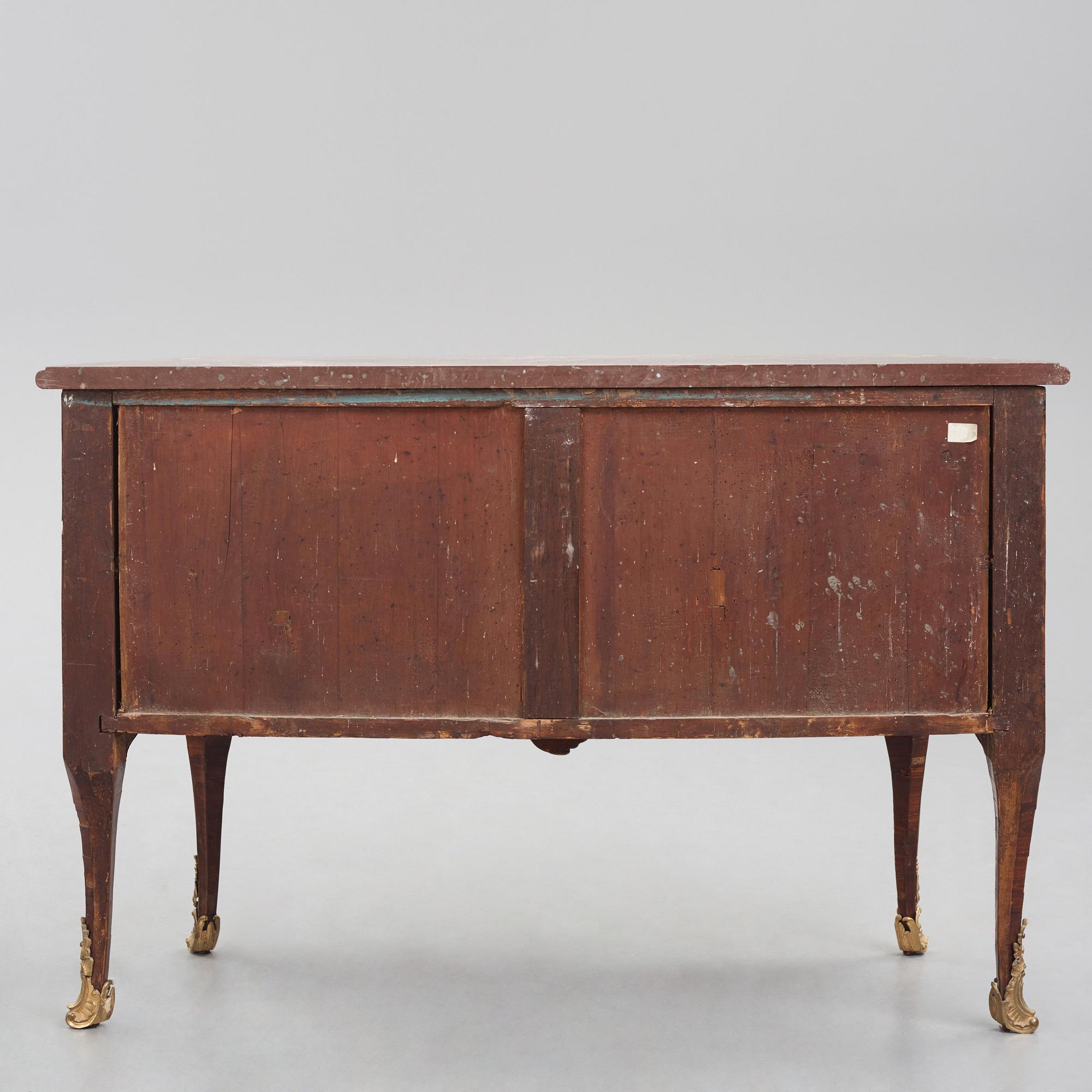 Byrå, Parisarbete, Jacques-Philippe Carels (1723-1760) art, Louis XV.