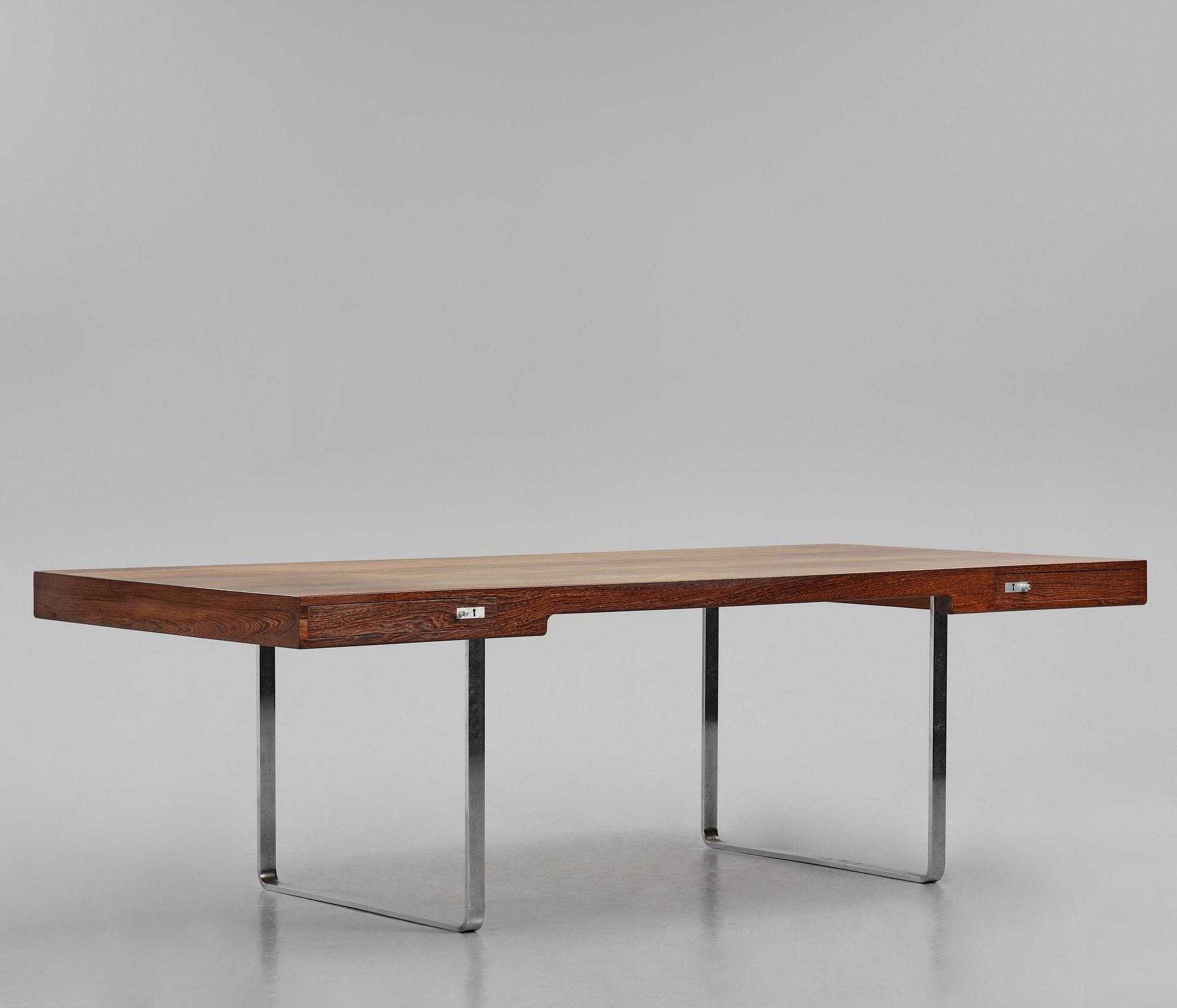 Hans J. Wegner, a "JH 810" desk, Johannes Hansen, Denmark, post 1970.