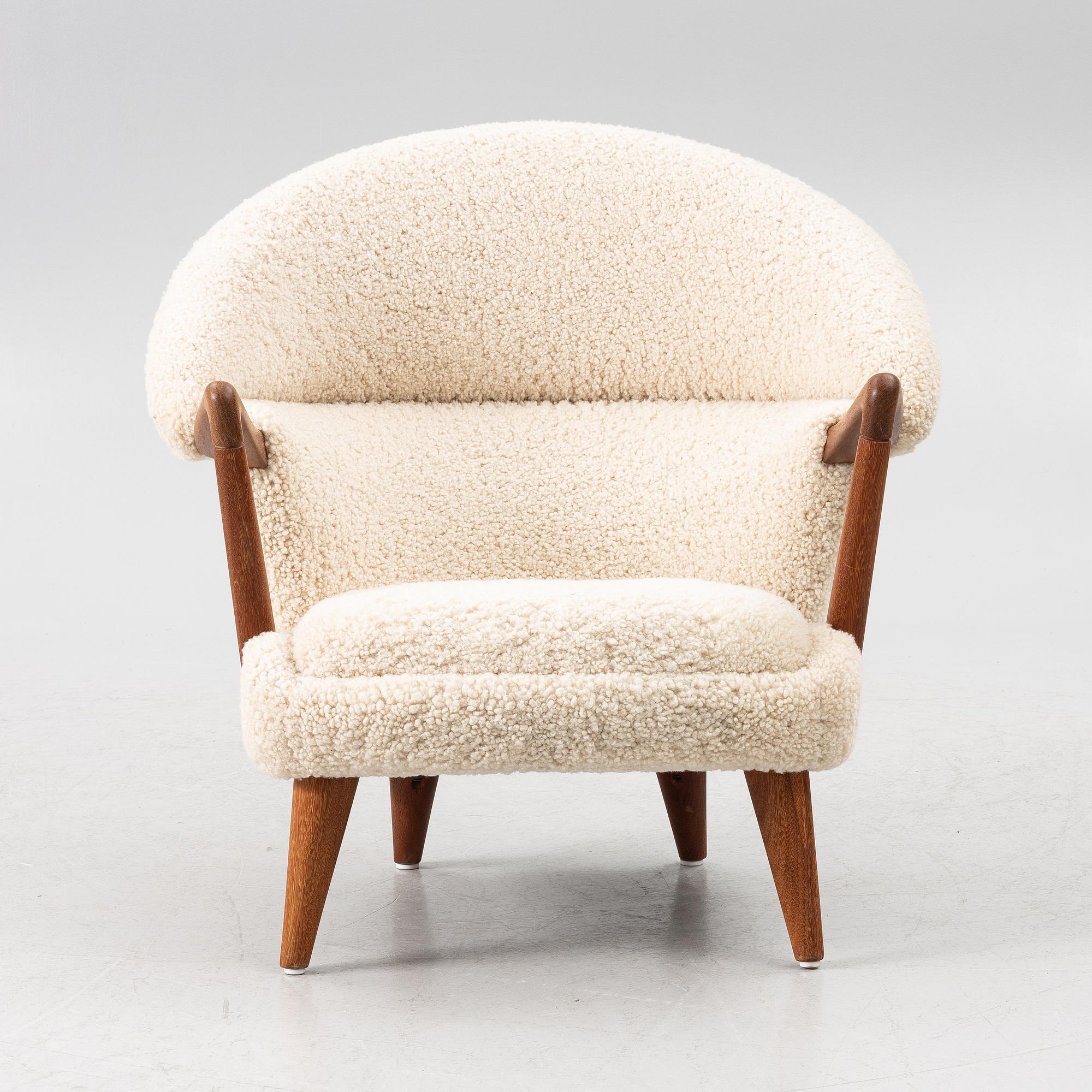 Fredrik Kayser, Fredrik A. Kayser, a model 2222 easy chair, for Rastad & Relling, manufactured by Hjelm & Årn.