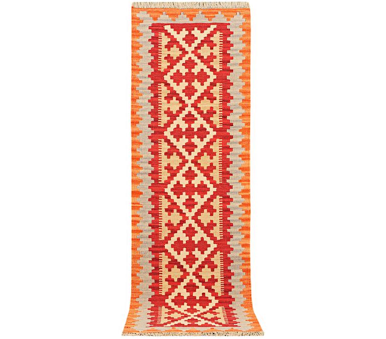 A Runner carpet, Kilim, c. 190 x 58 cm.