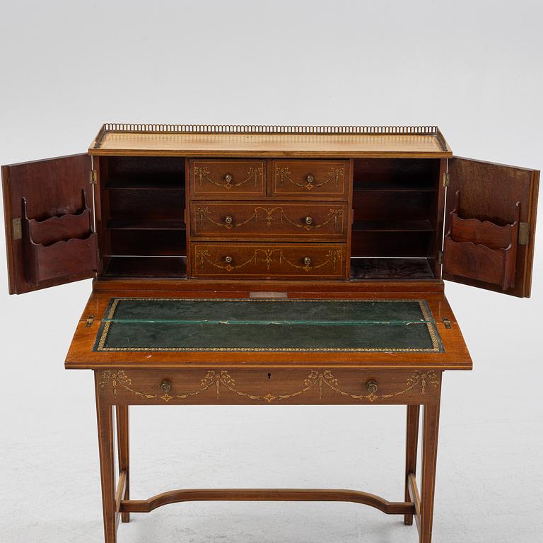 A Louis XVI-Style Ladies' Writing Desk, 'Bonheur du Jour', late 19th Century.