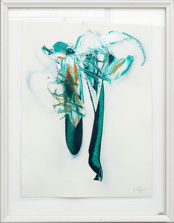 SVEN INGE HÖGLUND DEMONÉR, 
acrylic on paper, signed and dated -89.