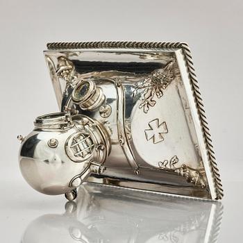 Firma Anton Michelsen, skulptur, sterling silver, Köpenhamn 1923.
