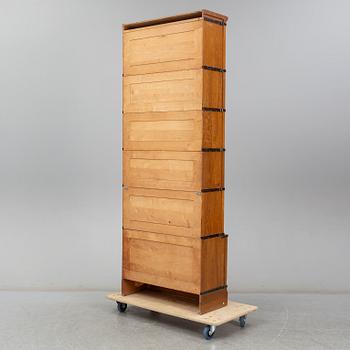 Two Swedish mid 20th century  archive cupboards.