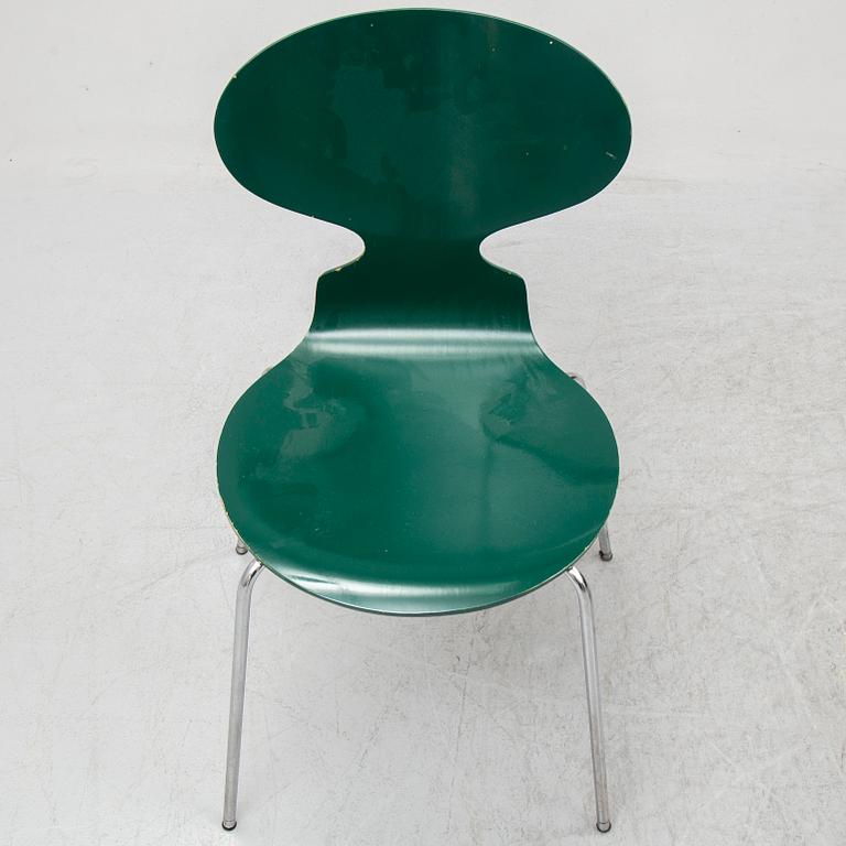 ARNE JACOBSEN, ten 'Ant' chairs from Fritz Hansen, Denmark, 1976.