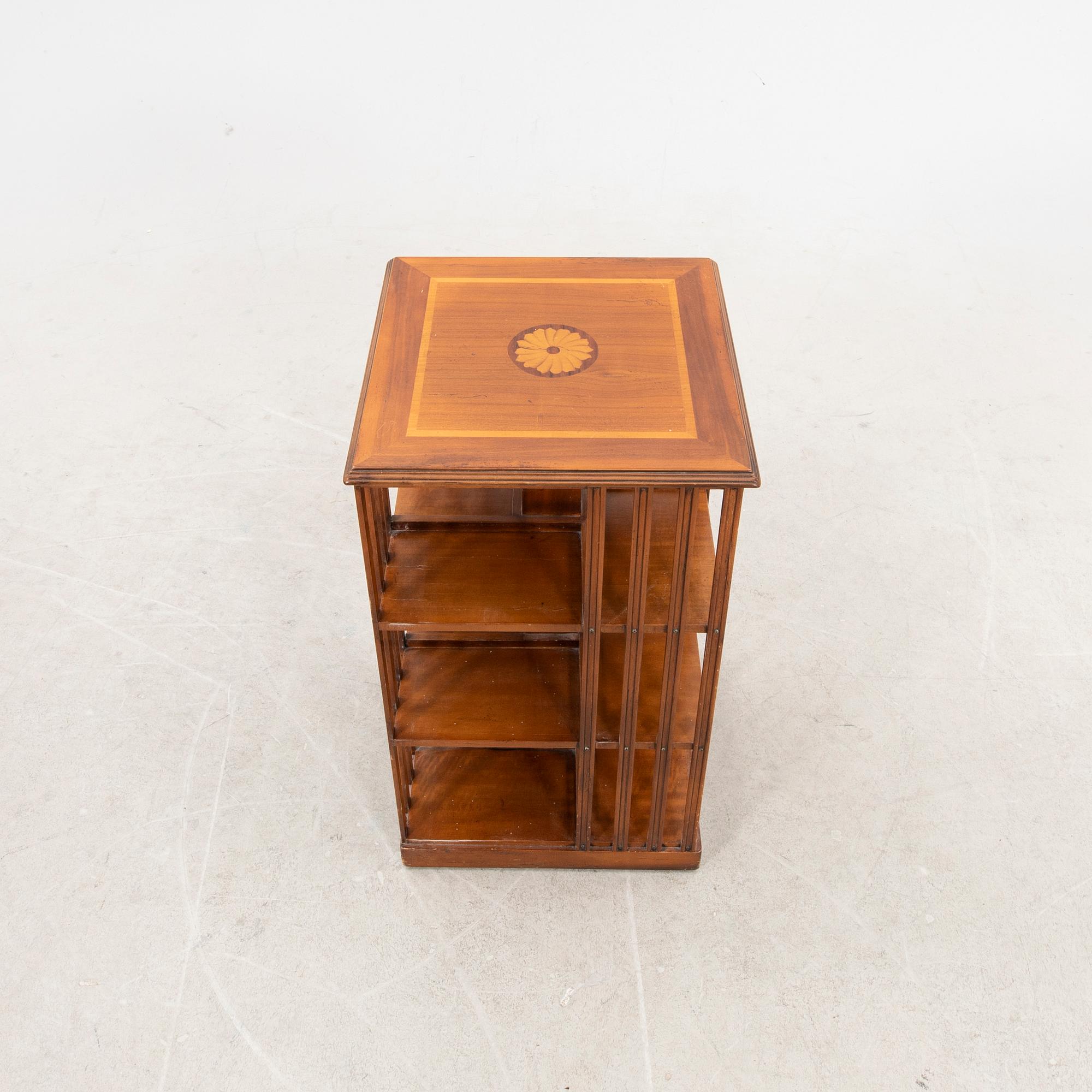 A mahogany book stand later part of the 20th century.