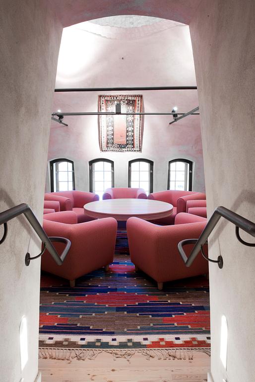 Märta Måås-Fjetterström, CARPET. "Blå heden". Flat weave (rölakan). 576,5 x 569 cm. Signed AB MMF.