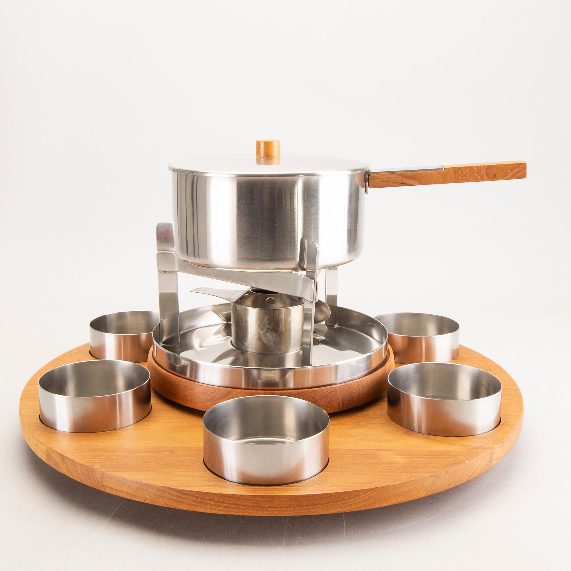 Arne Jacobsen, A Stelton fondue-set Denmark later part of the 20th century.