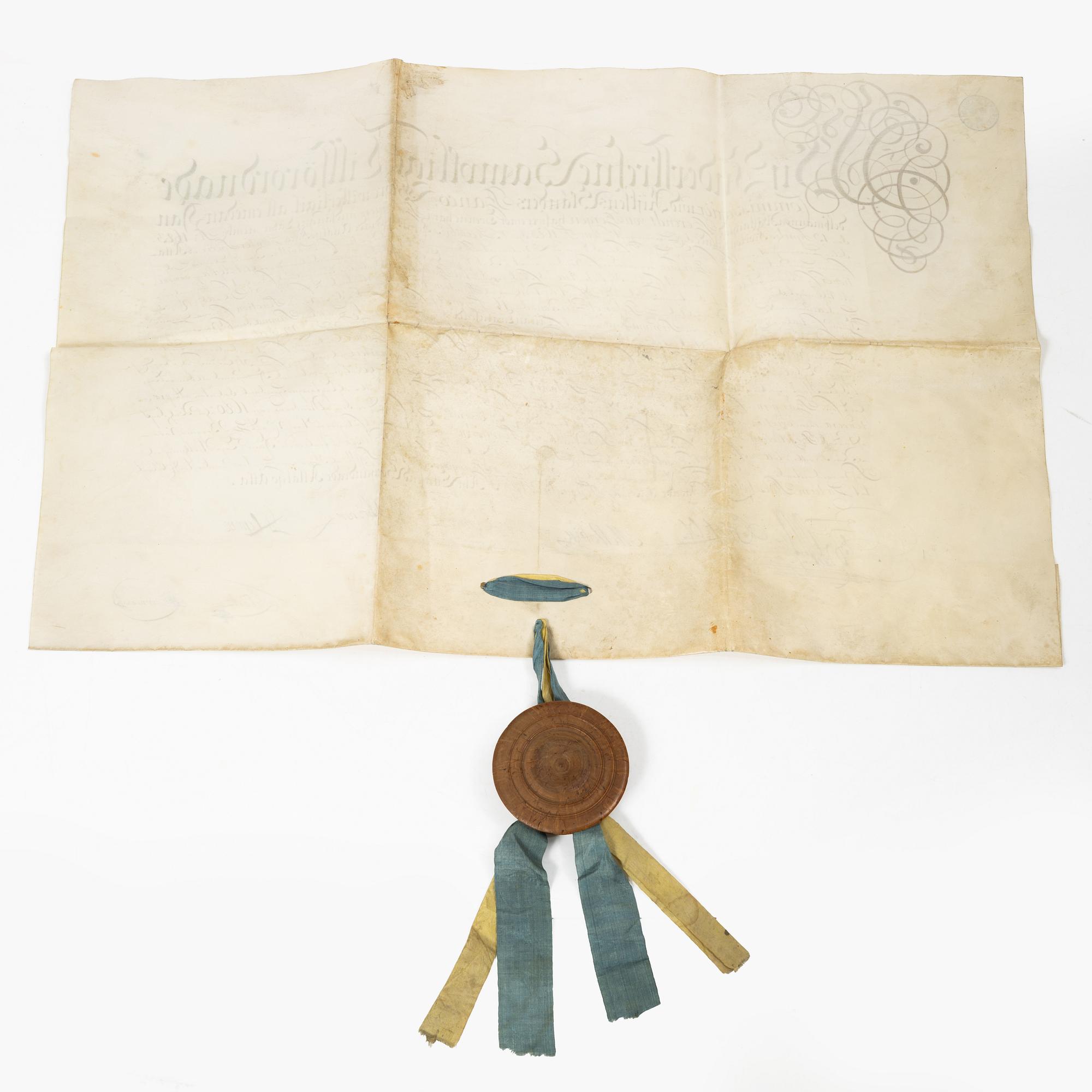 A bank document concerning loans between the merchant Berendt von Bergen and Riksens Ständers Banco, dated 1688.