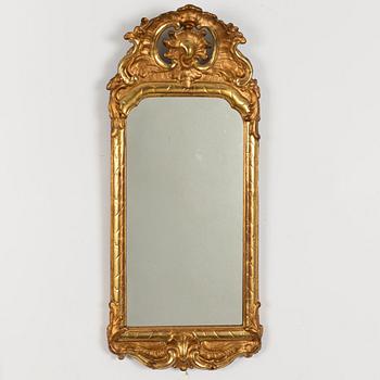 A Rococo mirror, second half of the 18th century.
