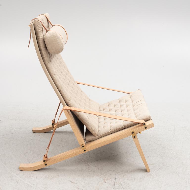 Preben Fabricius & Jørgen Kastholm, fåtöljer, ett par, "FK10 Plico Chair", Carl Hansen & Søn, Danmark.