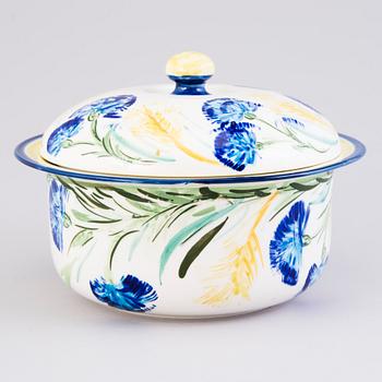 DORRIT VON FIEANDT, a porcelain tureen, 'test' signed DF.