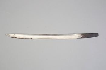 A Japanese Wakizashi marked Awataguchi, probably from the Edo period.