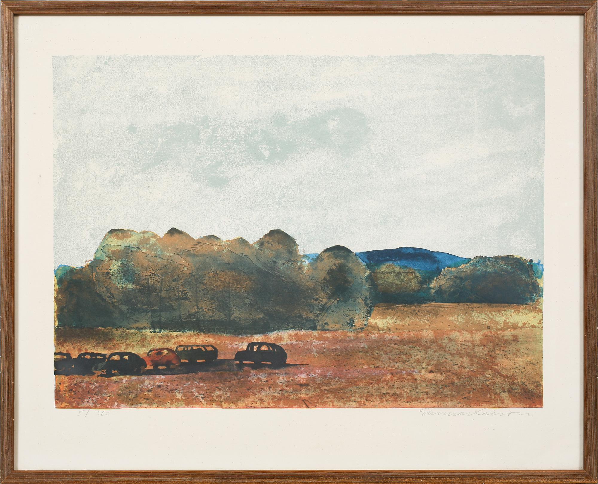 GUNNAR LARSSON, color lithography, signed and numbered 5/360.