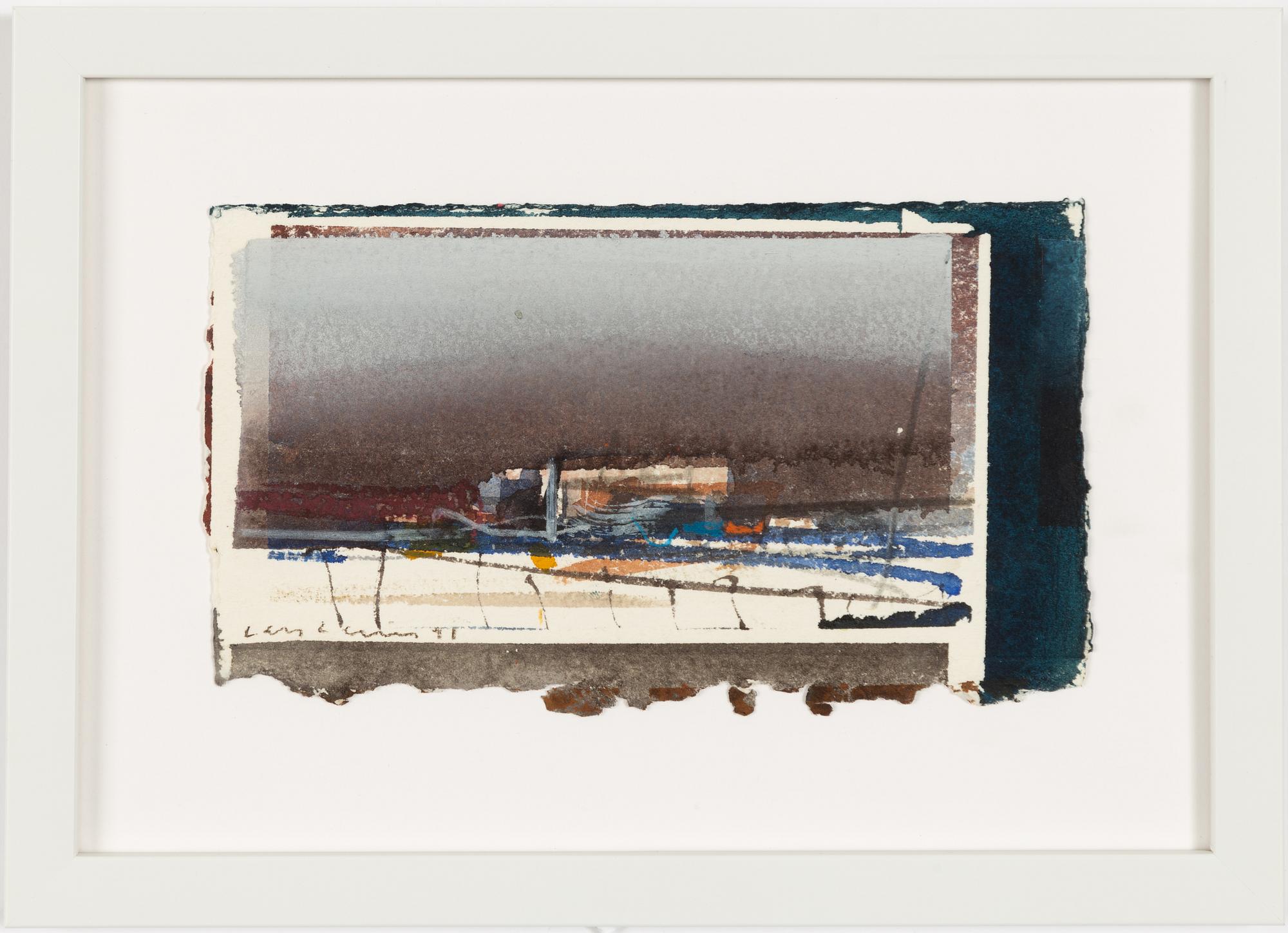 Lars Lerin, "Vinterlandskap".