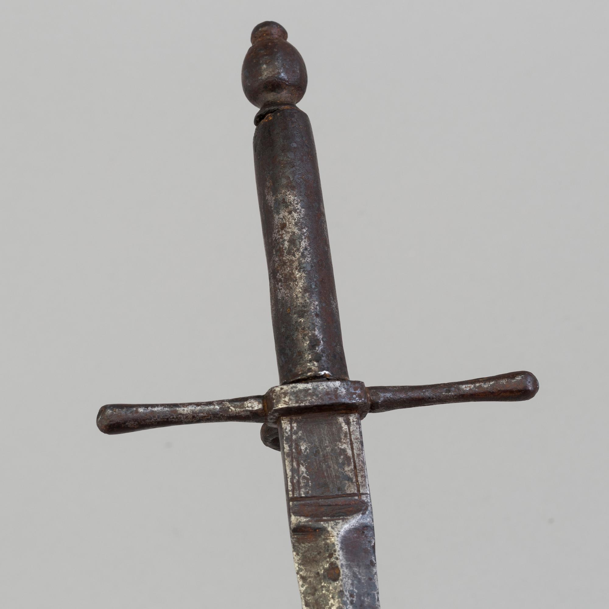 A south european 1600th style left hand dagger 18th / 19th century.