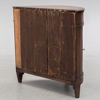 A 19th century mahogany cabinet.