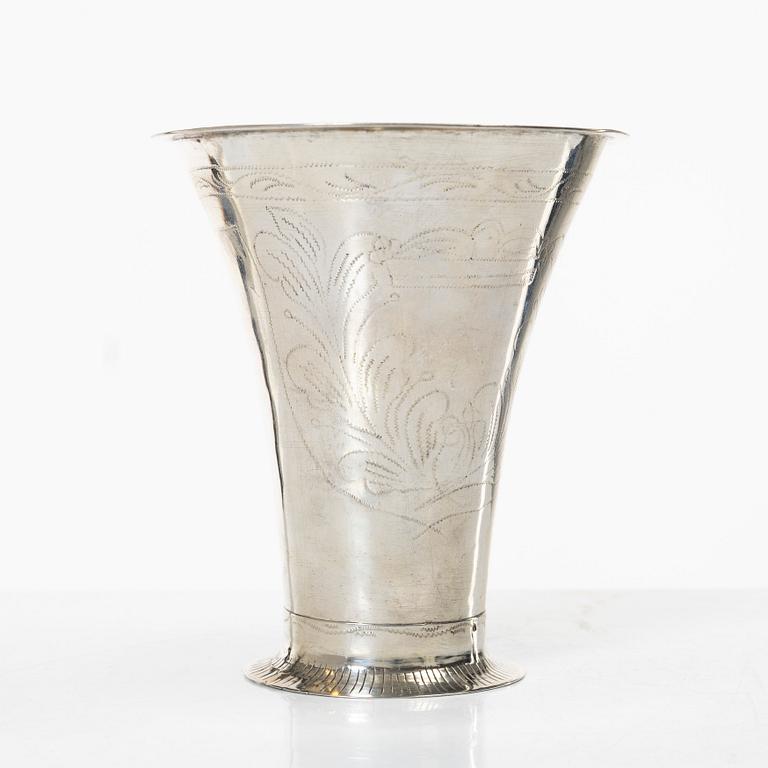 Petter Gillberg, bägare, silver, Varberg 1791.