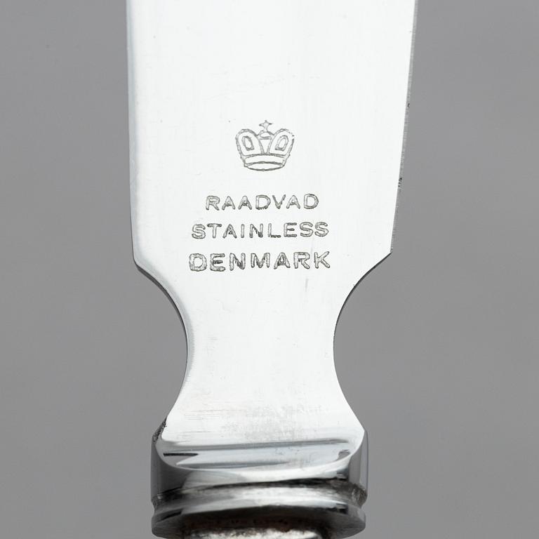 Matsilveruppsättning, 80 delar, sterling silver, modell "Elite", Cohr, 1940-1959, Danmark.