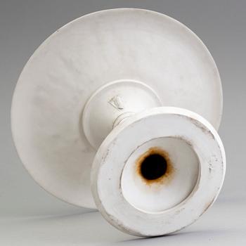 THREE PARIAN VASES AND A TAZZA, Gustafsberg and Rörstrand, ca 1900.