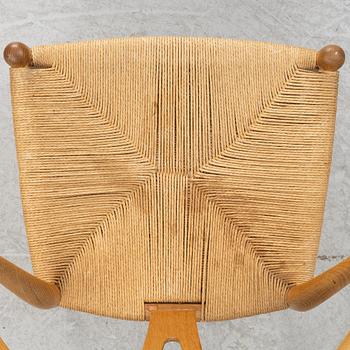 Hans J Wegner, stolar, 10 st, CH-24  "Y-stolen" Carl Hansen & son. Danmark.