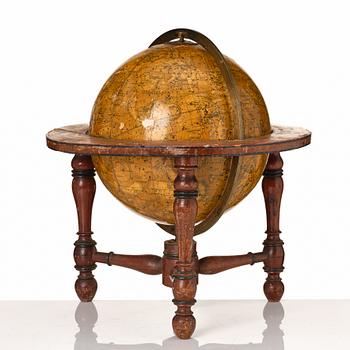 Himmelsglob för bord, Newton & son London 1860.