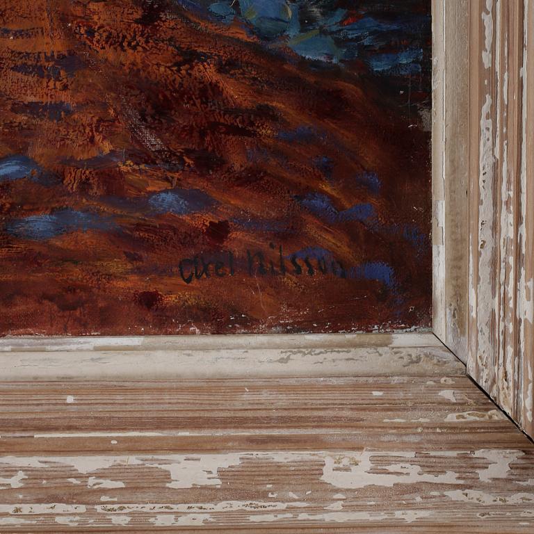 AXEL NILSSON. Olja på duk. Sign Axel Nilsson, även a tergo och daterad 1938.