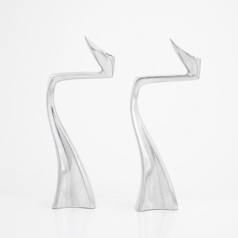 Matthew Hilton, ljusstakar, ett par, "Swan", Escapade.