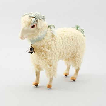 LEKSAK, mekaniskt lamm, sannolikt Frankrike, 1800-/1900-tal.