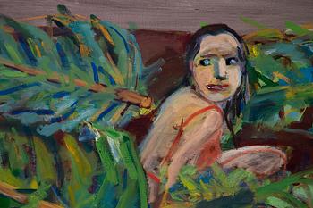 Lena Cronqvist, oil on canvas, signed L Cronqvist and dated 1985.