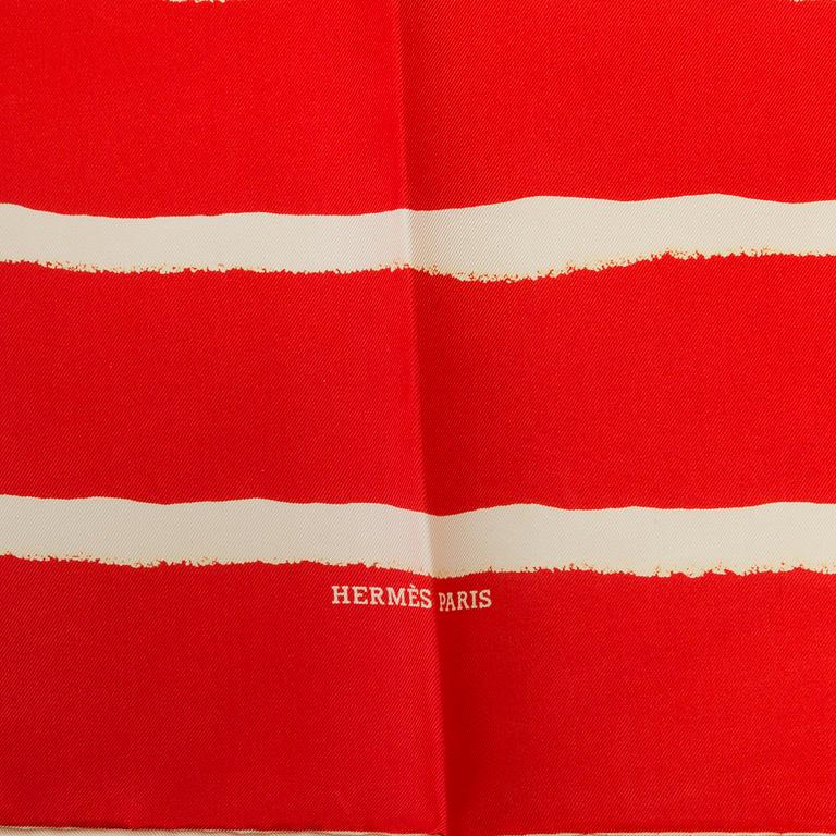 SCARF, Hermès, "Méditerranée", 1st edition and unique 2003.