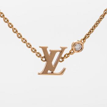 Louis Vuitton, halsband, "LV Idylle Blossom", 18K guld med en diamant.